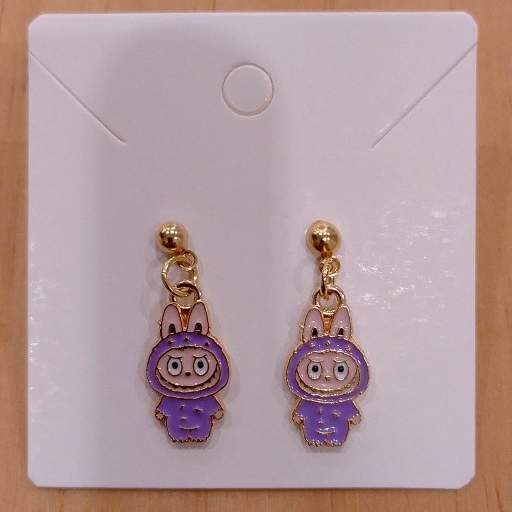 *2/$20* Labubu The Monster Doll  Stud Dangle Dangling Earrings  Jewelry